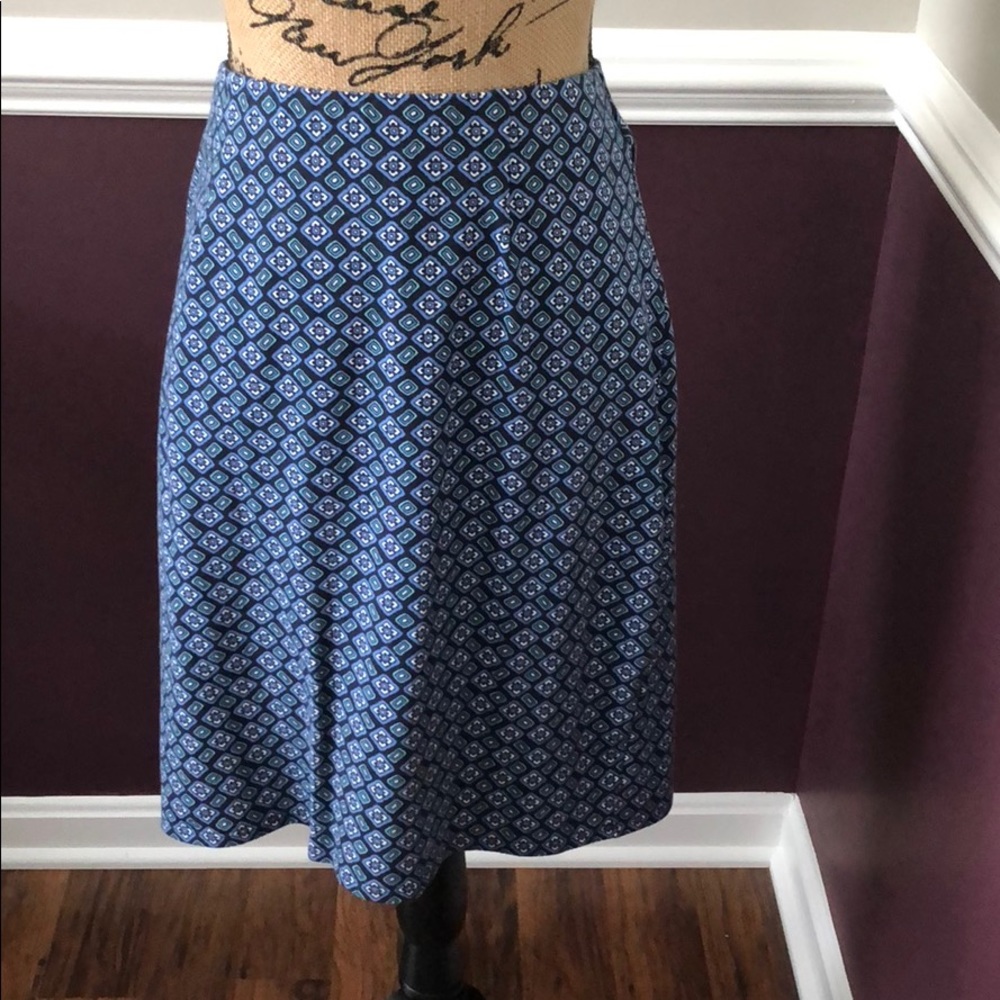 Blue & Green Skirt